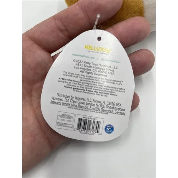 Squishmallow 5" Pax Hamster Soft Colorful Sparkle Ear Pet Plush NWT #016 - Picture 5 of 8